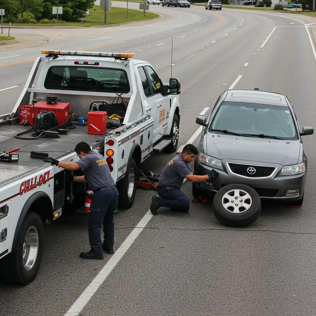 tyre change service in tulsa